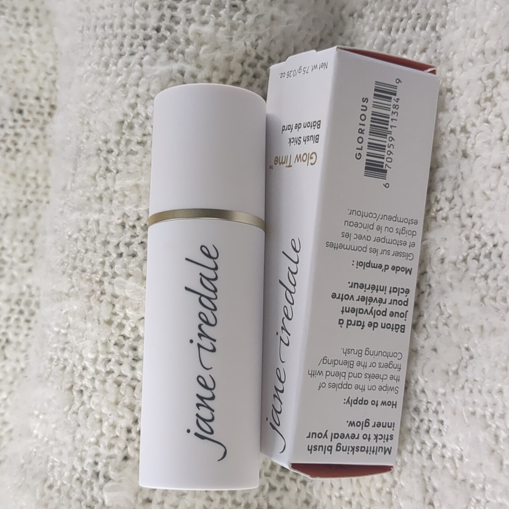 jane iredale Glow Time Blush Stick in GLORIOUS, 7.5g/0.26oz - Picture 13 of 14